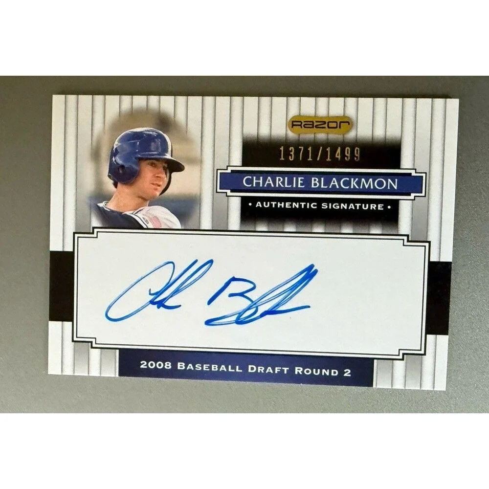2008 Razor Signature Series - Charlie Blackmon #159 /1499 (AU, RC)